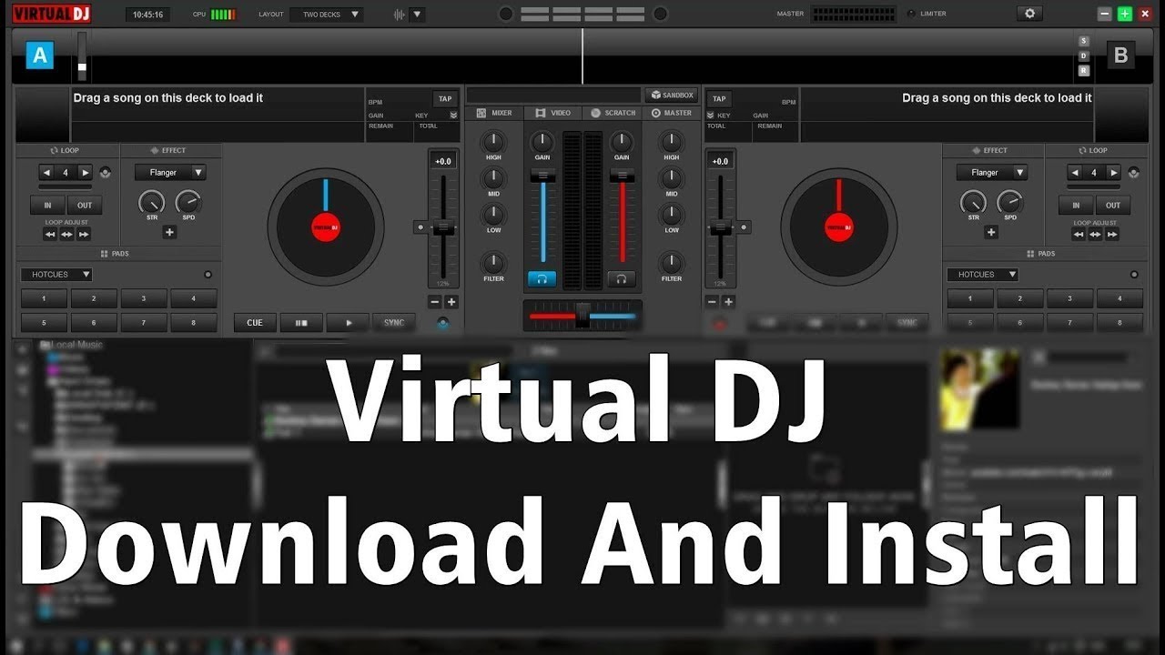free dj mixer download for laptop